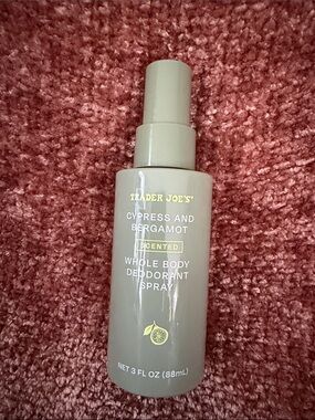 Trader Joe's 2026 NEW Summer Cypress & Bergamot Whole Body Deodorant Spray
